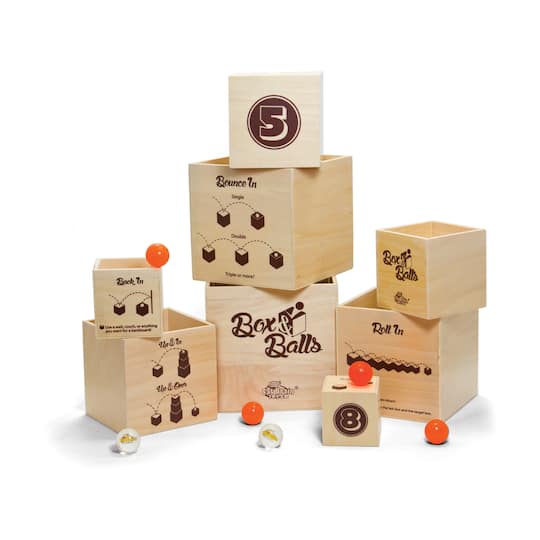 Box & Balls Game By Fat Brain Toy Co. |...